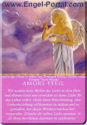 Engel Tageskarte Amors Pfeil