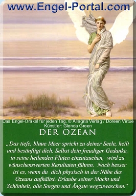 Engel Tageskarte der Ozean