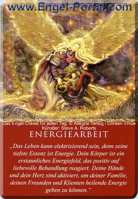 Engel Tageskarte Energiearbeit
