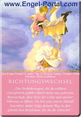 Engel Tageskarte Richtungswechsel