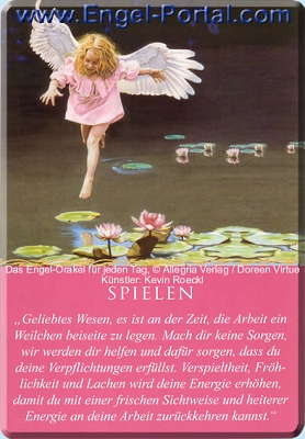Engel Tageskarte Spielen