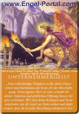 Engel Tageskarte Unternehmergeist