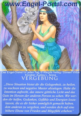 Engel Tageskarte Vergebung