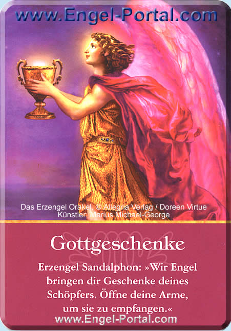 Erzengel Sandalphon Tageskarte morgen