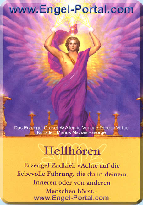 Erzengel Zadkiel Tageskarte morgen