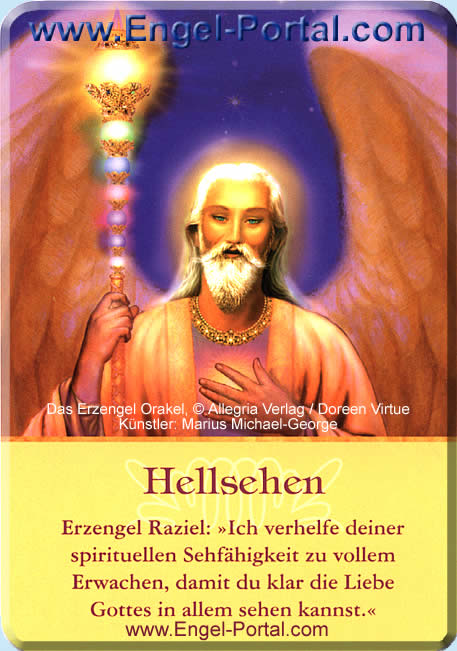 Erzengel Raziel Tageskarte morgen