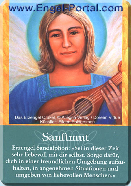 Erzengel Sandalphon Tageskarte morgen