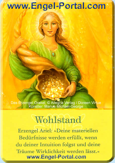 Erzengel Ariel Tageskarte morgen